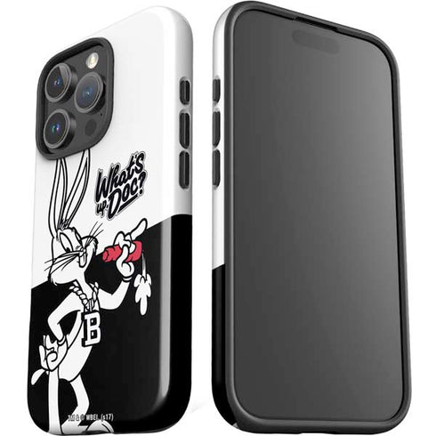 Looney Tunes Retro Bugs Bunny iPhone 16 Pro Max Impact Case