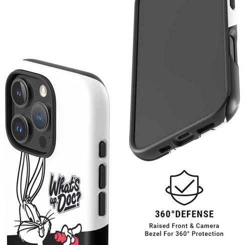 Looney Tunes Retro Bugs Bunny iPhone 16 Pro Max Magsafe Impact Case