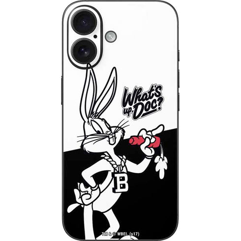 Looney Tunes Retro Bugs Bunny iPhone 16 Skin