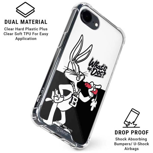 Looney Tunes Retro Bugs Bunny iPhone 16e Clear Case