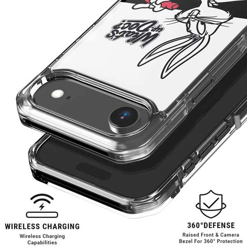 Looney Tunes Retro Bugs Bunny iPhone 17 Air Clear Case