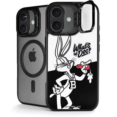 Looney Tunes Retro Bugs Bunny iPhone 17 Kickstand Case