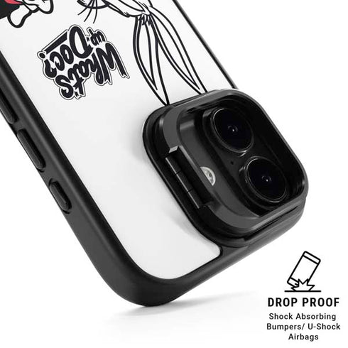 Looney Tunes Retro Bugs Bunny iPhone 17 Kickstand Case