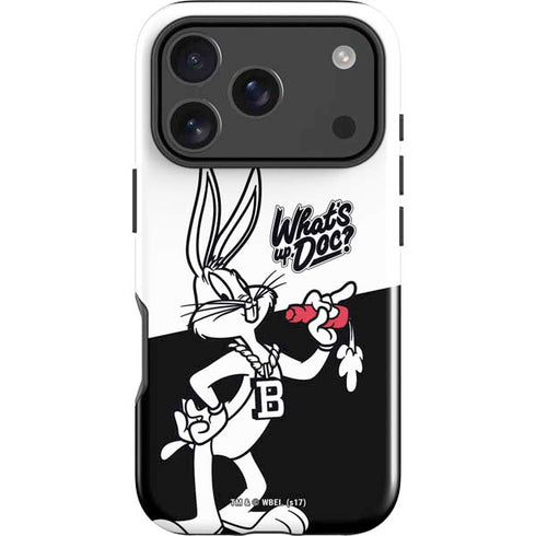 Looney Tunes Retro Bugs Bunny iPhone 17 Pro Impact Case