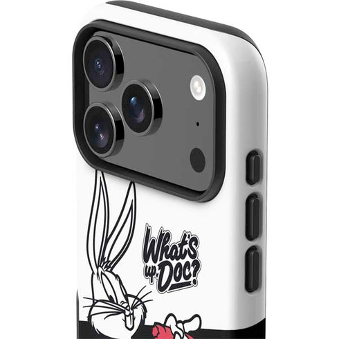 Looney Tunes Retro Bugs Bunny iPhone 17 Pro Impact Case
