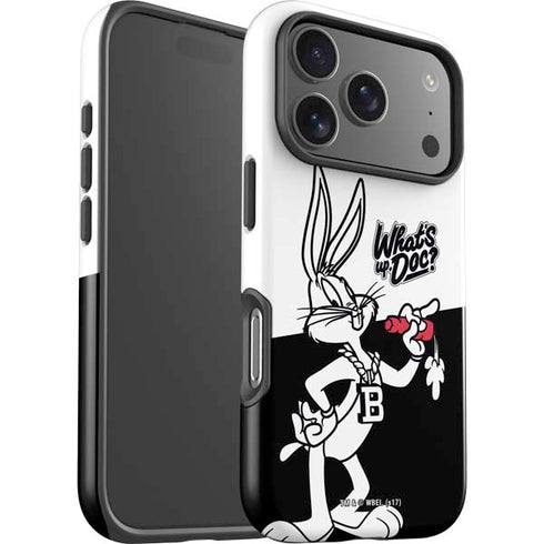 Looney Tunes Retro Bugs Bunny iPhone 17 Pro Impact Case