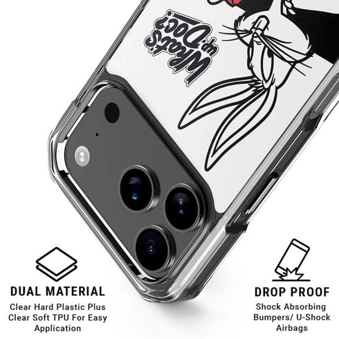 Looney Tunes Retro Bugs Bunny iPhone 17 Pro MagSafe Case