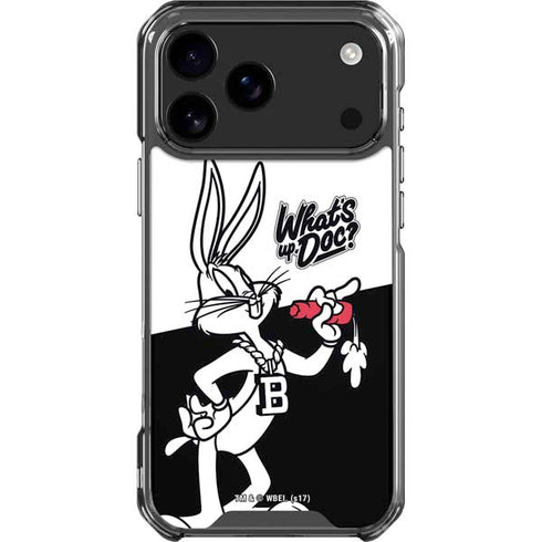 Looney Tunes Retro Bugs Bunny iPhone 17 Pro Max Clear Case