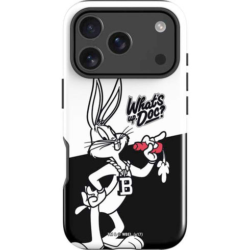 Looney Tunes Retro Bugs Bunny iPhone 17 Pro Max Impact Case