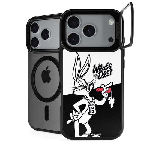 Looney Tunes Retro Bugs Bunny iPhone 17 Pro Max Kickstand Case