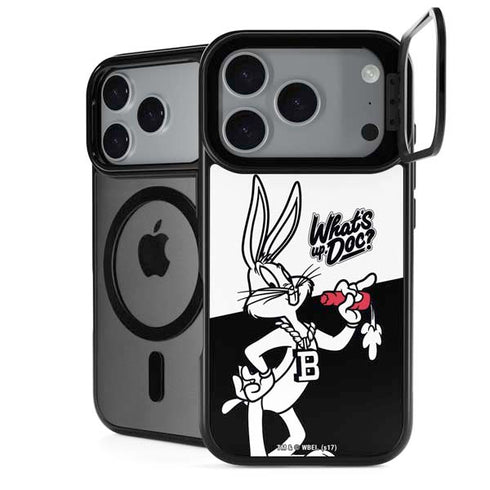 Looney Tunes Retro Bugs Bunny iPhone 18 Pro Kickstand Case