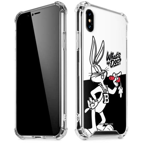Looney Tunes Retro Bugs Bunny iPhone X/XS Clear Case