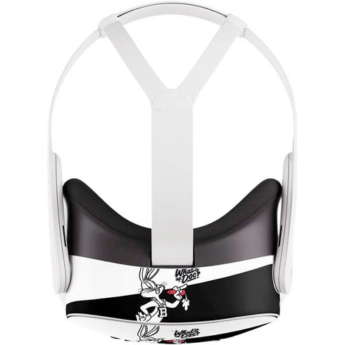 Looney Tunes Retro Bugs Bunny Meta Quest 3S Skin