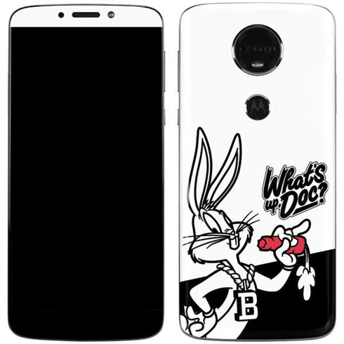 Looney Tunes Retro Bugs Bunny Moto E5 Plus Skin