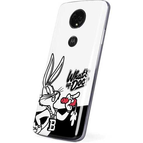 Looney Tunes Retro Bugs Bunny Moto E5 Plus Skin