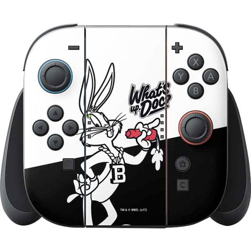Looney Tunes Retro Bugs Bunny Nintendo Switch 2 (2025) Joy-Con Controller Skin