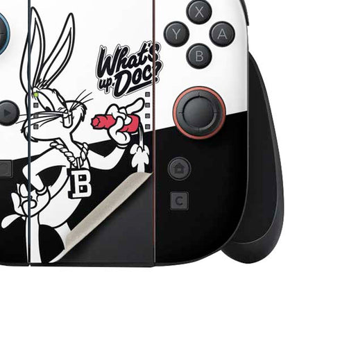 Looney Tunes Retro Bugs Bunny Nintendo Switch 2 (2025) Joy-Con Controller Skin