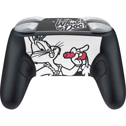 Looney Tunes Retro Bugs Bunny Nintendo Switch 2 (2025) Pro Controller Skin