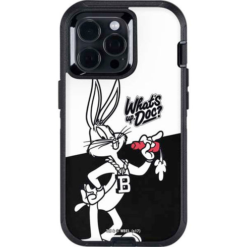 Looney Tunes Retro Bugs Bunny Otterbox Defender iPhone Skin