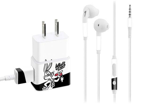 Looney Tunes Retro Bugs Bunny Phone Charger Skin