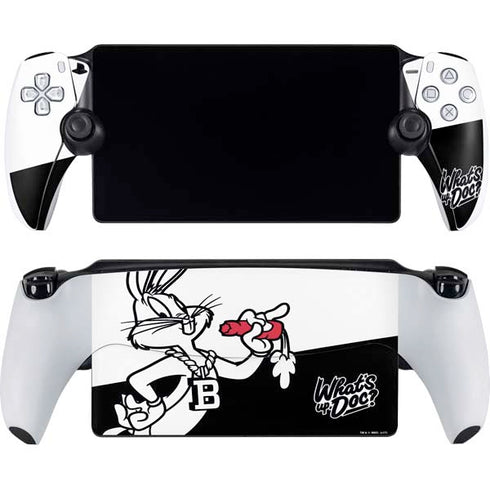 Looney Tunes Retro Bugs Bunny PlayStation Portal Remote Player Skin