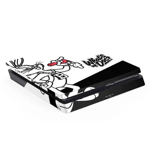 Looney Tunes Retro Bugs Bunny PS4 Slim Skin