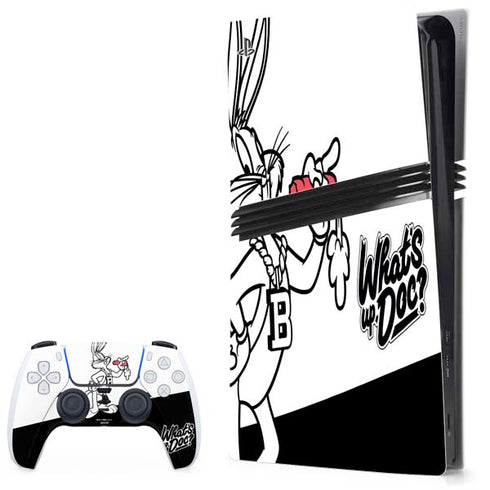 Looney Tunes Retro Bugs Bunny PlayStation PS5 Skins