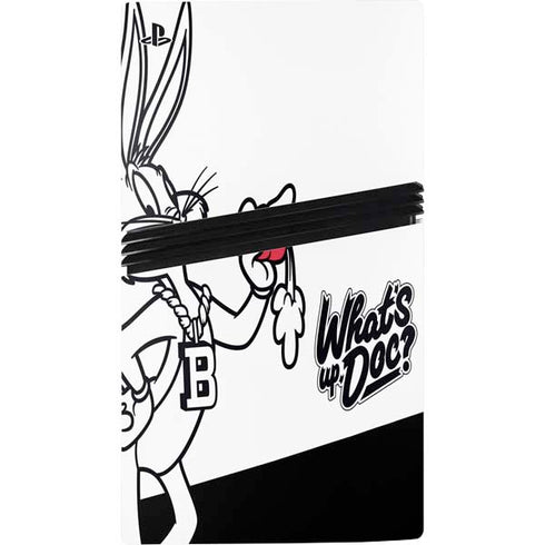 Looney Tunes Retro Bugs Bunny PS5 Pro Disk Bundle Skin
