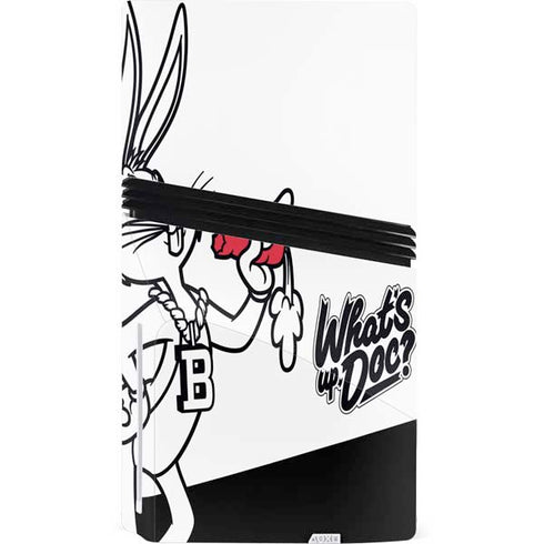 Looney Tunes Retro Bugs Bunny PS5 Pro Disk Bundle Skin
