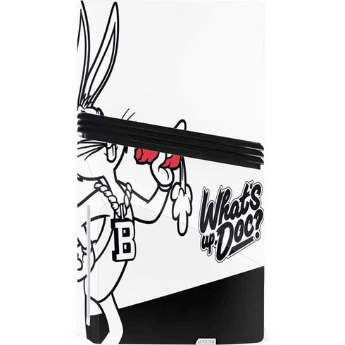 Looney Tunes Retro Bugs Bunny PS5 Pro Disk Console Skin