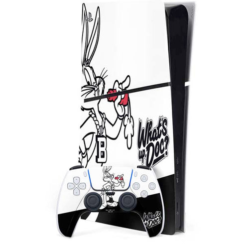 Looney Tunes Retro Bugs Bunny PlayStation PS5 Skins