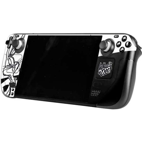 Looney Tunes Retro Bugs Bunny Steam Deck Handheld Gaming Computer OLED Skin