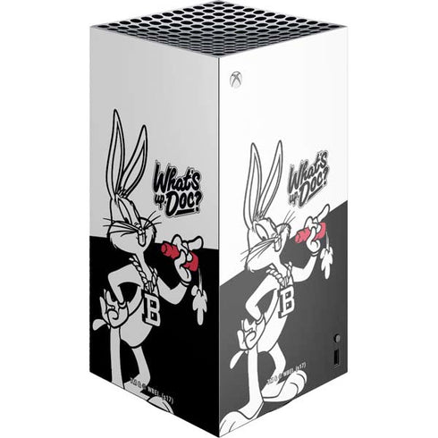 Looney Tunes Retro Bugs Bunny XBox Series X Digital Edition Console Skin
