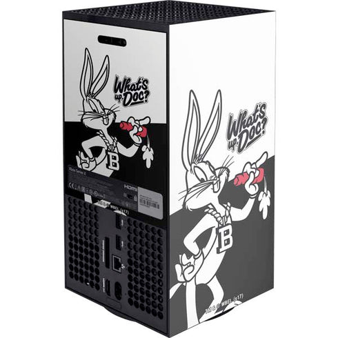 Looney Tunes Retro Bugs Bunny XBox Series X Digital Edition Console Skin