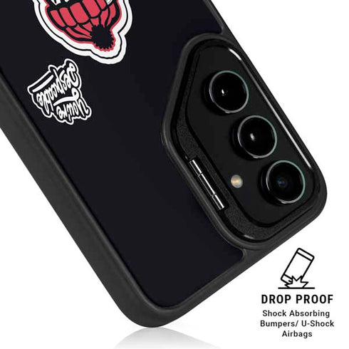 Looney Tunes Retro Daffy Duck Galaxy S25 Kickstand Case