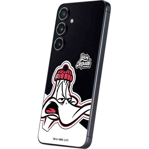 Looney Tunes Retro Daffy Duck Galaxy S25 Plus Skin