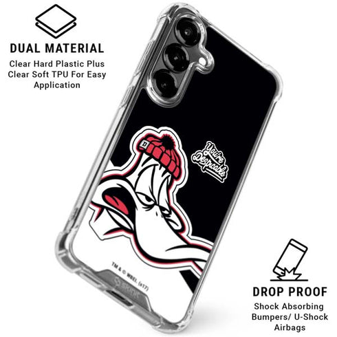 Looney Tunes Retro Daffy Duck Galaxy S26 Plus Clear Case