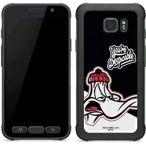 Looney Tunes Retro Daffy Duck Galaxy S7 Active Skin