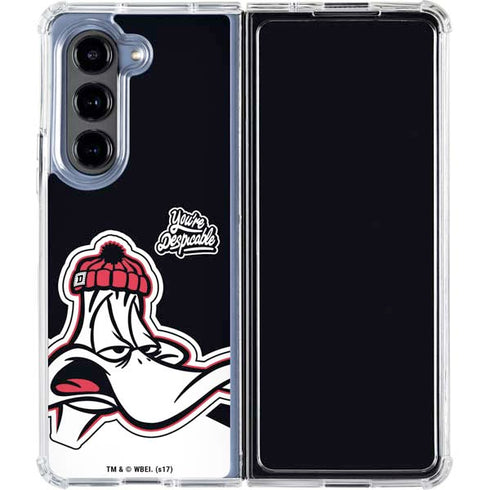 Looney Tunes Retro Daffy Duck Galaxy Z Fold5 5G Clear Case