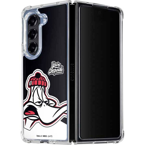 Looney Tunes Retro Daffy Duck Galaxy Z Fold5 5G Clear Case