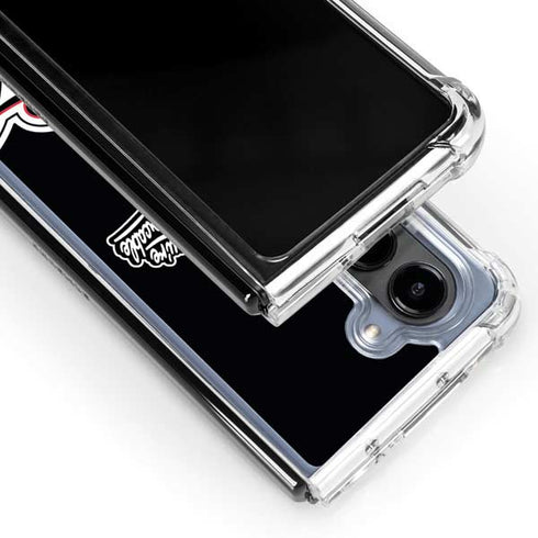 Looney Tunes Retro Daffy Duck Galaxy Z Fold5 5G Clear Case