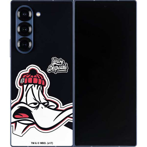Looney Tunes Retro Daffy Duck Galaxy Z Fold6 Skin