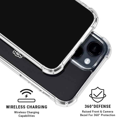 Looney Tunes Retro Daffy Duck iPhone 15 Clear Case