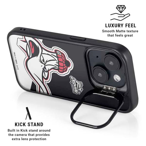 Looney Tunes Retro Daffy Duck iPhone 15 Kickstand Case