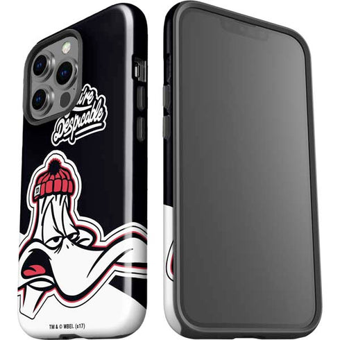 Looney Tunes Retro Daffy Duck iPhone 15 Pro Impact Case