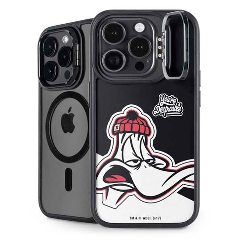 Looney Tunes Retro Daffy Duck iPhone 15 Pro Max Kickstand Case