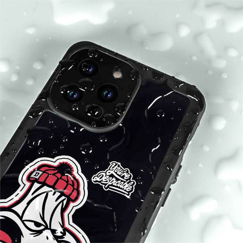 Looney Tunes Retro Daffy Duck iPhone 15 Pro Waterproof Case