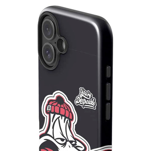 Looney Tunes Retro Daffy Duck iPhone 16 Plus Impact Case