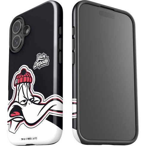 Looney Tunes Retro Daffy Duck iPhone 16 Plus Impact Case