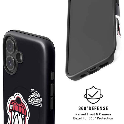 Looney Tunes Retro Daffy Duck iPhone 16 Plus Magsafe Impact Case